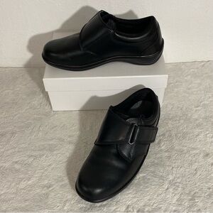 Orthofeet Arcadia Black Leather Comfort Shoes Women’s Size 8.5 Medium